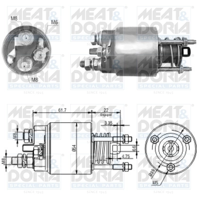 Solenoid Switch, starter